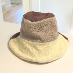 Boheme Terry Towel Patchwork Bucket Hat | M/L